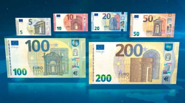 Nuove banconote da 100 e 200 Euro